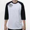 Raglan 3/4 Roundneck Shirt (White Body) Thumbnail