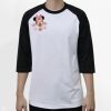 Raglan 3/4 Roundneck Shirt (White Body) Thumbnail