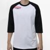 Raglan 3/4 Roundneck Shirt (White Body) Thumbnail