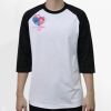 Raglan 3/4 Roundneck Shirt (White Body) Thumbnail