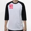 Raglan 3/4 Roundneck Shirt (White Body) Thumbnail