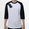 Raglan 3/4 Roundneck Shirt (White Body) Thumbnail