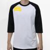 Raglan 3/4 Roundneck Shirt (White Body) Thumbnail