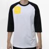 Raglan 3/4 Roundneck Shirt (White Body) Thumbnail