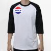 Raglan 3/4 Roundneck Shirt (White Body) Thumbnail