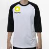 Raglan 3/4 Roundneck Shirt (White Body) Thumbnail
