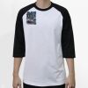 Raglan 3/4 Roundneck Shirt (White Body) Thumbnail