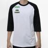 Raglan 3/4 Roundneck Shirt (White Body) Thumbnail