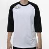 Raglan 3/4 Roundneck Shirt (White Body) Thumbnail