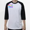 Raglan 3/4 Roundneck Shirt (White Body) Thumbnail