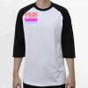 Raglan 3/4 Roundneck Shirt (White Body) Thumbnail