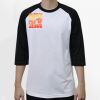 Raglan 3/4 Roundneck Shirt (White Body) Thumbnail