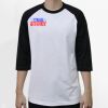 Raglan 3/4 Roundneck Shirt (White Body) Thumbnail