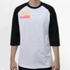 Raglan 3/4 Roundneck Shirt (White Body) Thumbnail