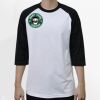 Raglan 3/4 Roundneck Shirt (White Body) Thumbnail