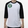 Raglan 3/4 Roundneck Shirt (White Body) Thumbnail