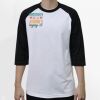 Raglan 3/4 Roundneck Shirt (White Body) Thumbnail