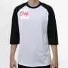 Raglan 3/4 Roundneck Shirt (White Body) Thumbnail
