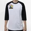 Raglan 3/4 Roundneck Shirt (White Body) Thumbnail