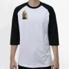 Raglan 3/4 Roundneck Shirt (White Body) Thumbnail