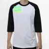 Raglan 3/4 Roundneck Shirt (White Body) Thumbnail