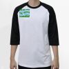 Raglan 3/4 Roundneck Shirt (White Body) Thumbnail