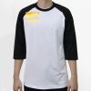 Raglan 3/4 Roundneck Shirt (White Body) Thumbnail