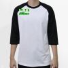 Raglan 3/4 Roundneck Shirt (White Body) Thumbnail