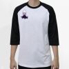Raglan 3/4 Roundneck Shirt (White Body) Thumbnail