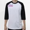 Raglan 3/4 Roundneck Shirt (White Body) Thumbnail
