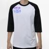 Raglan 3/4 Roundneck Shirt (White Body) Thumbnail