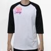 Raglan 3/4 Roundneck Shirt (White Body) Thumbnail