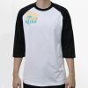 Raglan 3/4 Roundneck Shirt (White Body) Thumbnail