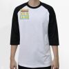 Raglan 3/4 Roundneck Shirt (White Body) Thumbnail