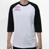 Raglan 3/4 Roundneck Shirt (White Body) Thumbnail