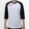 Raglan 3/4 Roundneck Shirt (White Body) Thumbnail