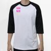 Raglan 3/4 Roundneck Shirt (White Body) Thumbnail