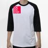 Raglan 3/4 Roundneck Shirt (White Body) Thumbnail