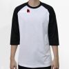 Raglan 3/4 Roundneck Shirt (White Body) Thumbnail