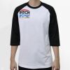Raglan 3/4 Roundneck Shirt (White Body) Thumbnail