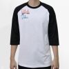 Raglan 3/4 Roundneck Shirt (White Body) Thumbnail