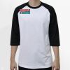 Raglan 3/4 Roundneck Shirt (White Body) Thumbnail