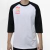 Raglan 3/4 Roundneck Shirt (White Body) Thumbnail