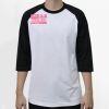 Raglan 3/4 Roundneck Shirt (White Body) Thumbnail