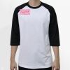 Raglan 3/4 Roundneck Shirt (White Body) Thumbnail