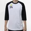 Raglan 3/4 Roundneck Shirt (White Body) Thumbnail