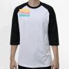 Raglan 3/4 Roundneck Shirt (White Body) Thumbnail