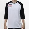 Raglan 3/4 Roundneck Shirt (White Body) Thumbnail