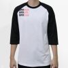 Raglan 3/4 Roundneck Shirt (White Body) Thumbnail