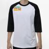 Raglan 3/4 Roundneck Shirt (White Body) Thumbnail